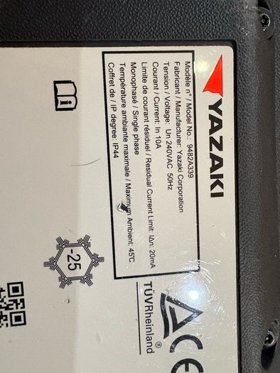3 pin to type 1 granny charger, genuine Mitsubishi charger