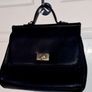 1950s Style Navy Handbag from Marks and Spencer Image 2