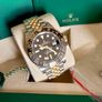 Rolex GMT-Master II Black Dial 126713GRNR 18k Two Tone YG Jubilee Bracelet Image 4
