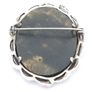 Vintage 925 Silver Carved Cameo Brooch Image 3