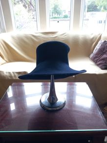 Whiteley Navy 100% Wool Hat