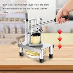 French Fry Cutter Stainless Steel 100kg/h Capacity