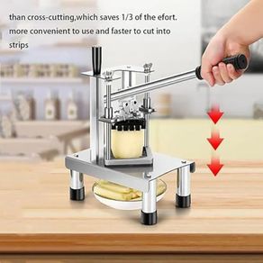 French Fry Cutter Stainless Steel 100kg/h Capacity