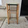 1960's English Woven High Stool Image 5