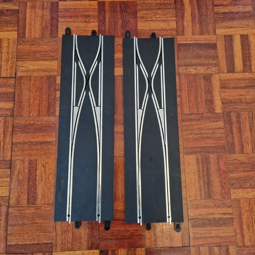 Scalextric C7036: 2x New Digital Straight Lane Changer Track  . (XLC)