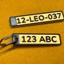 3D Printed Custom Mini Licence Plates & Licence Plate Keychains Image 3
