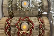 2 Handmade Christmas T- Lights