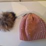 Ladies Hat - dusky pink Image 2
