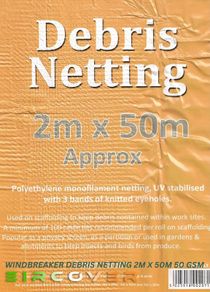Windbreaker netting  2m x20m 50 Gsm