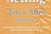 Windbreaker netting 2m x 50m - Green 50 gsm