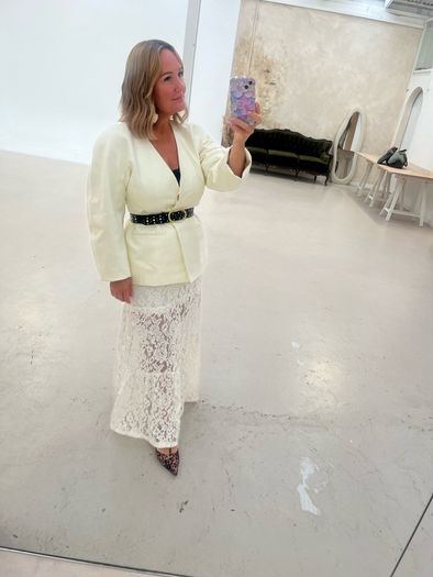 cream jacket