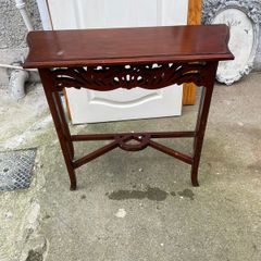 Dark Wood Console / Hall Table