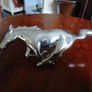 Vintage Ford Mustang Grill Emblem Image 2