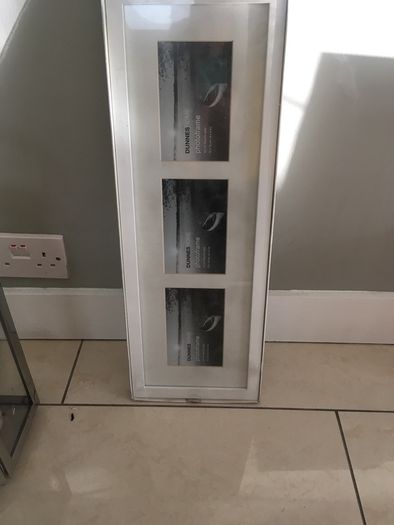Cream wood photo frame