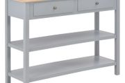 Sideboard Grey 110x35x80 cm MDF