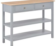 Sideboard Grey 110x35x80 cm MDF