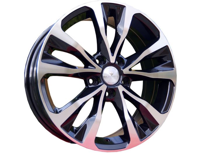 16" Black gloss Alloy Wheels Honda Hyundai Kia Mazda Mitsubishi Nissan Renault Subaru Suzuki Toyota 5x114,3