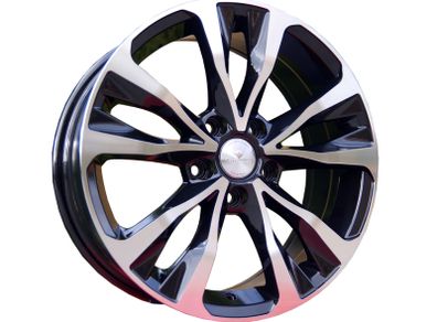 16" Black gloss Alloy Wheels Honda Hyundai Kia Mazda Mitsubishi Nissan Renault Subaru Suzuki Toyota 5x114,3