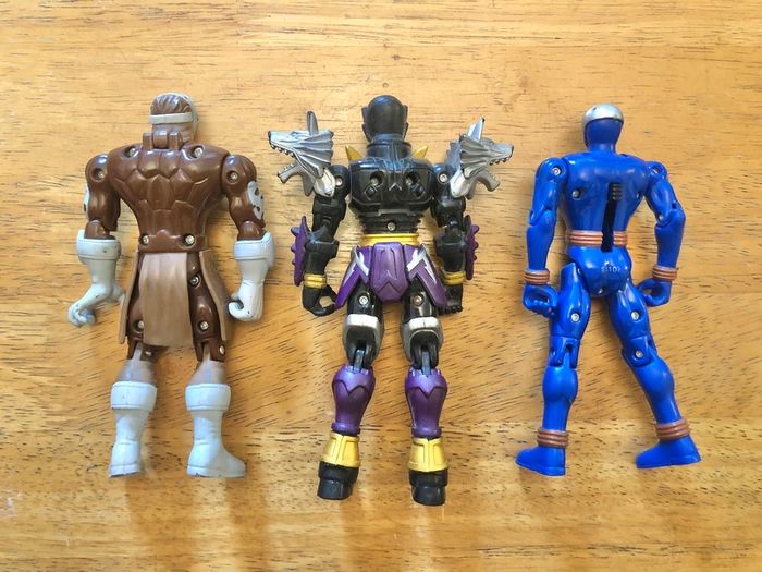 3 x Power Rangers Figures