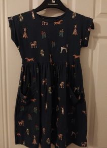 Navy John Lewis Girls dress age 7
