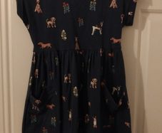 Navy John Lewis Girls dress age 7