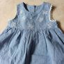 Dunnes  Stores  Baby Girls Embroidered  Dress. Age - 6-9 months. B.N.W.T. Image 2