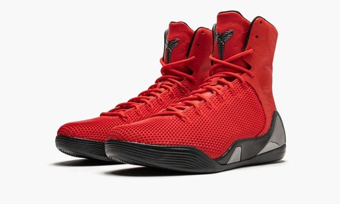Nike Kobe 9 High Krm Red Mamba Qs Snakeskin Uk 11/ Us 12 Deadstock