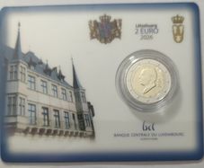 Luxembourg 2 Euro Brilliant Uncirculated Coin 2026 - Accession to the Throne and 45th Birthday of Grand Duke Guillaume V