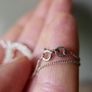 Vintage Sterling Silver 925 Pendant HEART with Chain - Silver Image 9