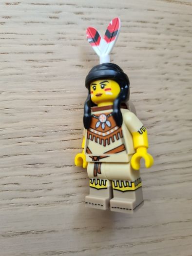 lego tribal woman collectible series 15