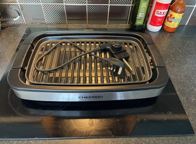 Indoor electric grill chefman