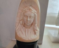 Hand Sculpted "Noble Lady" on Plinth.
