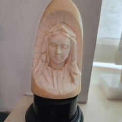 Hand Sculpted "Noble Lady" on Plinth.