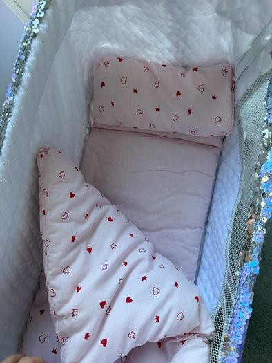 Dolls Car Seat & Bedside Crib