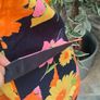Vintage 90s 00s navy floral summer blazer size small medium Image 4