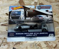 Nissan Skyline Gt-R Aero Lift Team Transport Hot Wheels