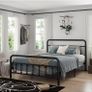 5ft Metal Bed Frame with Victorian Vintage Style Image 5