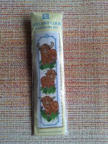 Cross stitch book mark - free post