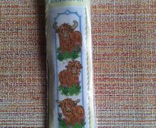 Cross stitch book mark - free post
