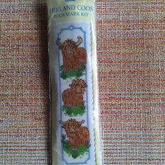 Cross stitch book mark - free post