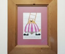 Original Signed Clive Gardner Clives Cats Print