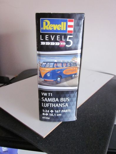 VW T1 Samba Bus Lufthansa Revell Model Kit 07436 New