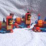 MAGIC ROUNDABOUT TRAIN ENGINES (Corgi 851) - three vintage diecast engines with figures (early 1970's) Image 2