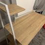 Harlow Metal Shelved Desk - Oak Image 4