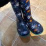 Kids space print wellies - size 12 Image 2