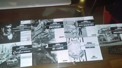 SEGA game gear manuals lot