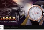 Mens Luxury CURREN Quartz Watch