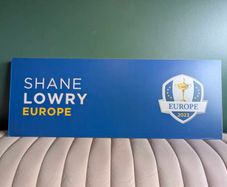 Ryder Cup Memorabilia - Practice Area Sign Shane Lowry