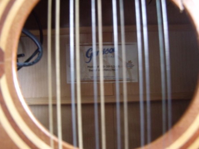 Garrison GD-20-12 CE 12 string Guitar - Spares or Repairs - 2007 Made in Canada