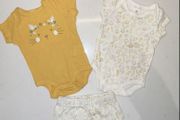 2 Baby Vest with matching Knickers Age Newborn months